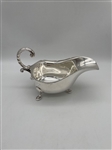 English Birmingham Sterling Silver Footed Sauce Boat