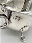 English Birmingham Sterling Silver Footed Sauce Boat