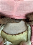 German Porcelain Head Doll Cloth Body.