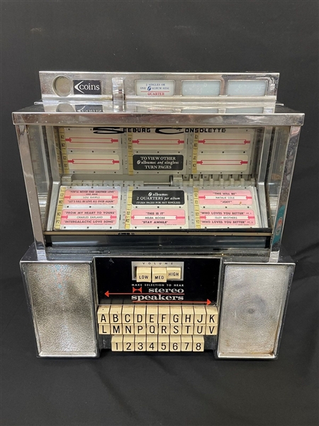 Seeburg Consolette Wall Mount Jukebox