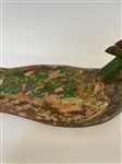 Early Hand Painted Carved Duck Decoy