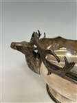 Stag Silver Plated Punch Bowl