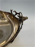 Stag Silver Plated Punch Bowl
