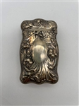 (3) Art Nouveau Sterling Silver Match Safes