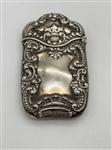 (3) Art Nouveau Sterling Silver Match Safes