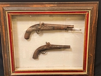 (2) Percussion Pistols Wall Hanger