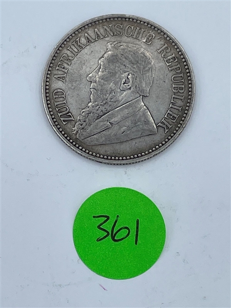1894 South Africa 2 1/2 Shillings (#361)