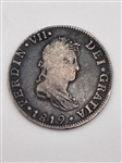 1819 Mexico Spanish Colonial 8 Reales .903 Silver (#374)