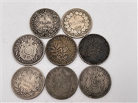 (8) France 1 Francs .835 Silver (#381)