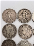 (13) France 2 Francs Silver Coins (#382)