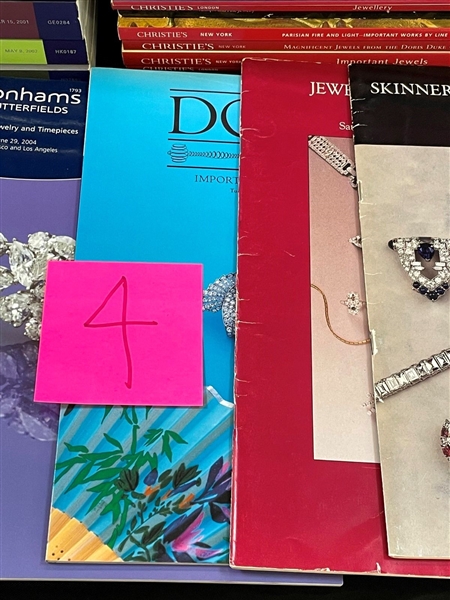(24) Jewelry Auction Catalogs: Sotheby's, Christie's and Others
