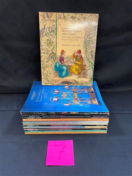(15) Toys, Games Auction Catalogs Sotheby's and Christie's