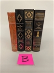 (4) New Franklin Library and Easton Press Books: All the Kings Men, Dragons Teeth, Out of Life and Thought, Survival of Charles Darwin