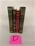 (4) Franklin Library Books: Magnificent Andersons, Bridge of San Luis Rey, Miss Lonely Hearts, The First 49 Stories