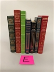(7) Franklin Library, Easton Press Books: Poetry Whitman, Poe, Others