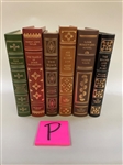 (6) Franklin Library Books: The Yearling, All the Kings Men, Look Homeward Angel, Others