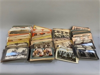 (100+) Stereoview Cards: President Harding, Native American, US Town Views