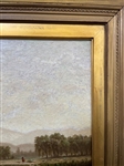 William Marple (Amer. 1827-1910) Original Oil Painting Morning Mount Hamilton, CA. 1878