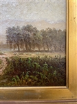 William Marple (Amer. 1827-1910) Original Oil Painting Morning Mount Hamilton, CA. 1878