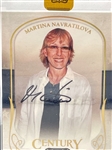 2008 Donruss Celebrity Cuts Autograph Martina Navratilova 50/100