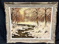 Joseph Dande (Hungary 1911-) Oil Painting