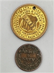 (2) Civil War Medals/Tokens