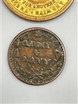 (2) Civil War Medals/Tokens