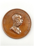1873 Vienna Austria Franz Joseph I Bronze Medal