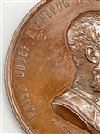 1873 Vienna Austria Franz Joseph I Bronze Medal