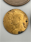 (4) Belgium Commemorative Medals