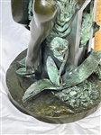 After August Moreau Bronze Large Sitting Female 