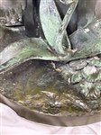 After August Moreau Bronze Large Sitting Female 