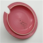 Quimper Faience Pink Lidded Soup Tureen with Under Plate and Ladle
