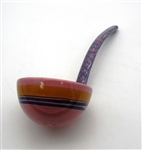 Quimper Faience Pink Lidded Soup Tureen with Under Plate and Ladle