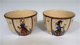Quimper Faience Pottery Vintage Tea Set