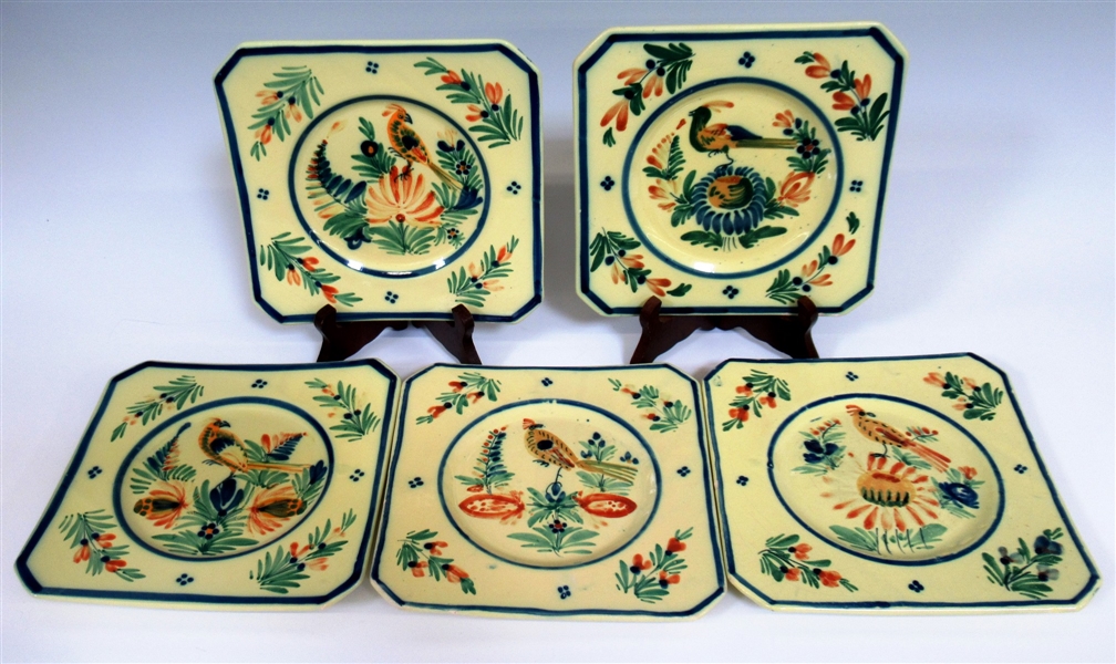 Ovingtons Quimper France Plates 