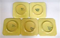 Ovington's Quimper France Plates 