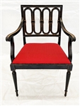 Single Sheraton Style Arm Chair
