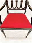 Single Sheraton Style Arm Chair