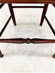 Single Rush Seat Ladder Back Arm Chair Circa 1870's