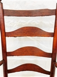Single Shaker Ladderback Rush Seat Arm Chair