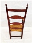 Single Shaker Ladderback Rush Seat Arm Chair