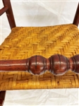 Single Shaker Ladderback Rush Seat Arm Chair