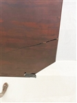 Victorian Mahogany Carved Tilt Top Candle Stand