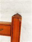 Edwardian Painted and Caned Three Panel Screen