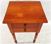 American Two Drawer Cherry Stand