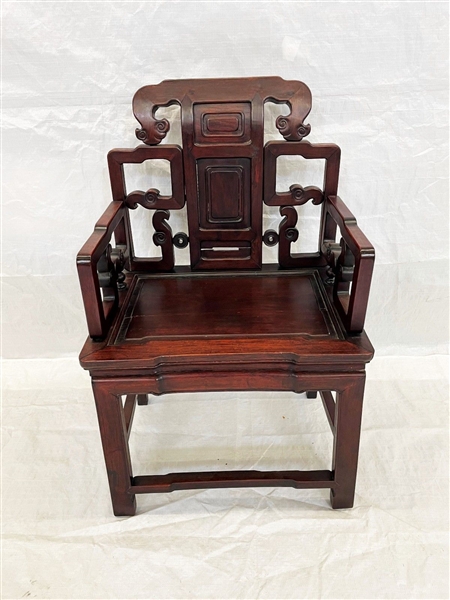 19th Century Chinese Teak Arm Chair