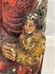 South or Central America Santos Wooden Carved Figure with Polychrome