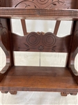 Victorian Walnut Carved Easel