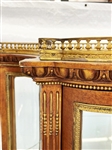French Louis XVI Style Vitrine With Ormolu Mounts